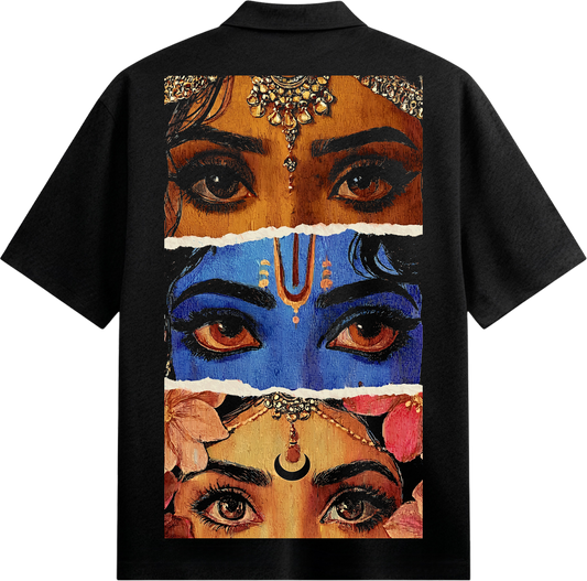 PRDGY Vedic Eyes  Oversized Collar Shirt