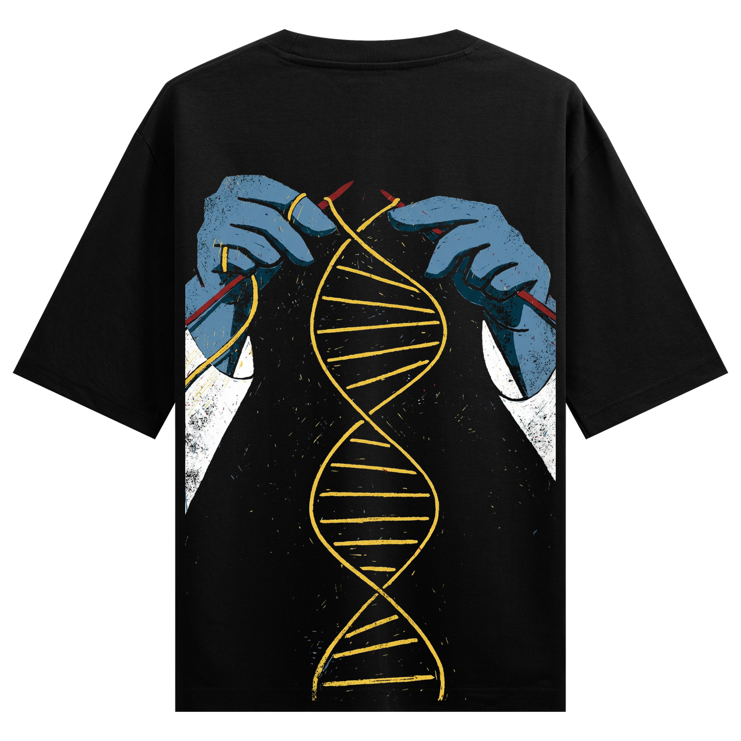 PRDGY Genetic Knitting Oversized T-shirt