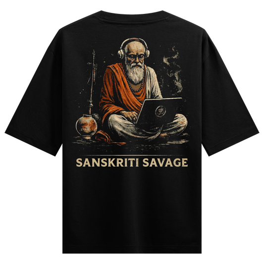 PRDGY Tapasya.exe Oversized T-Shirt