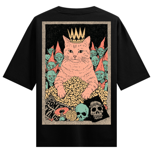 PRDGY Crowned Feline Oversized T-shirt