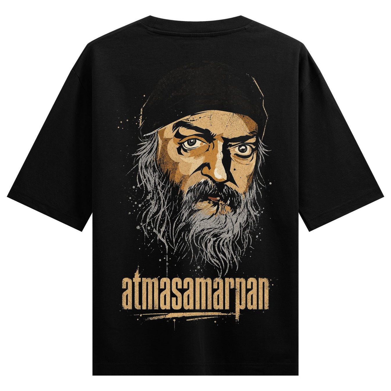 Spiritual Guru Portrait Oversized T-shirt
