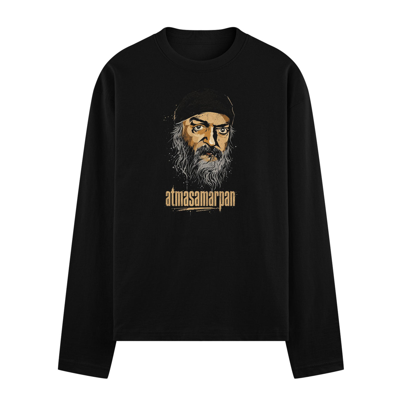 Spiritual Guru Portrait Oversized T-shirt
