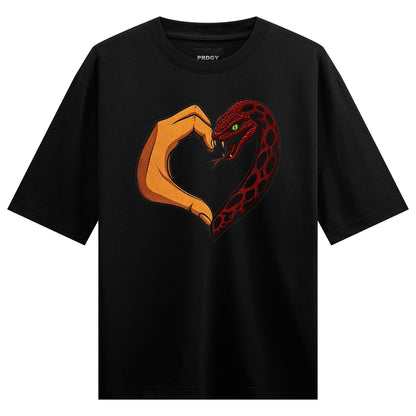 Beraham Prajati 2 Oversized T-Shirt — approved front design mockup