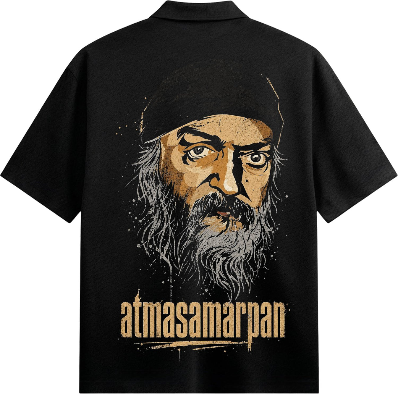 Spiritual Guru Portrait Oversized T-shirt