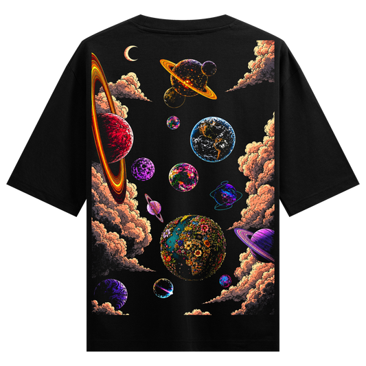 PRDGY Cosmic Bloom Oversized T-shirt