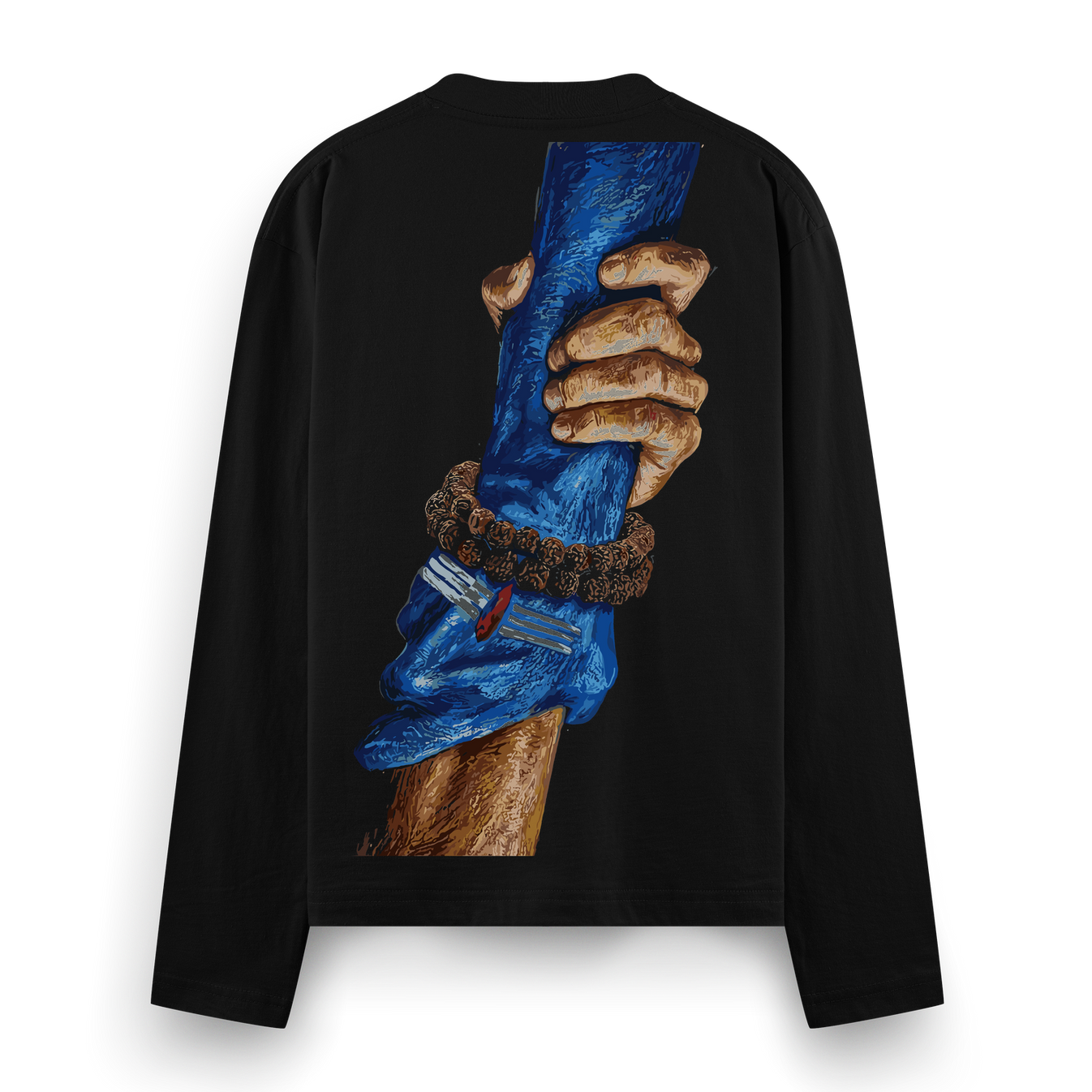Sahayak Full Sleeve T-Shirt by PRDGY — bold graphic design representing support and strength, streetwear design.