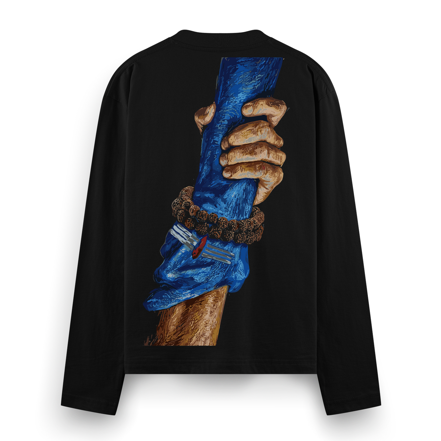 Sahayak Full Sleeve T-Shirt by PRDGY — bold graphic design representing support and strength, streetwear design.