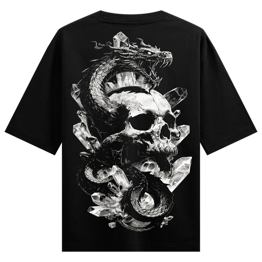 PRDGY Dragon Skull Oversized T-shirt