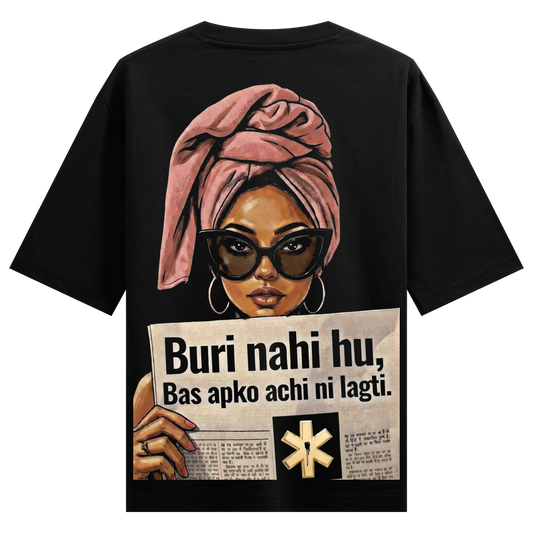 PRDGY Attitude Statement Oversized T-shirt