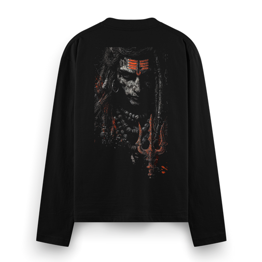 The Destroyer Full Sleeve T-Shirt by PRDGY — bold graphic art representing strength and resilience, streetwear design.