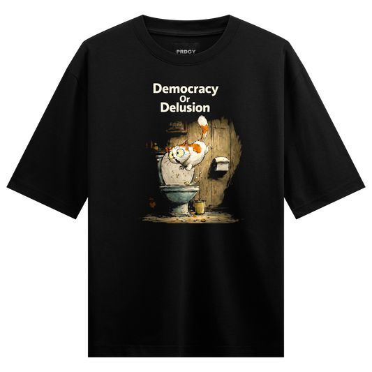 PRDGY Toilet Catastrophe Oversized T-shirt