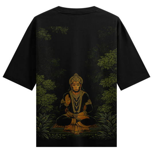 PRDGY Hanuman Meditation Oversized T-shirt
