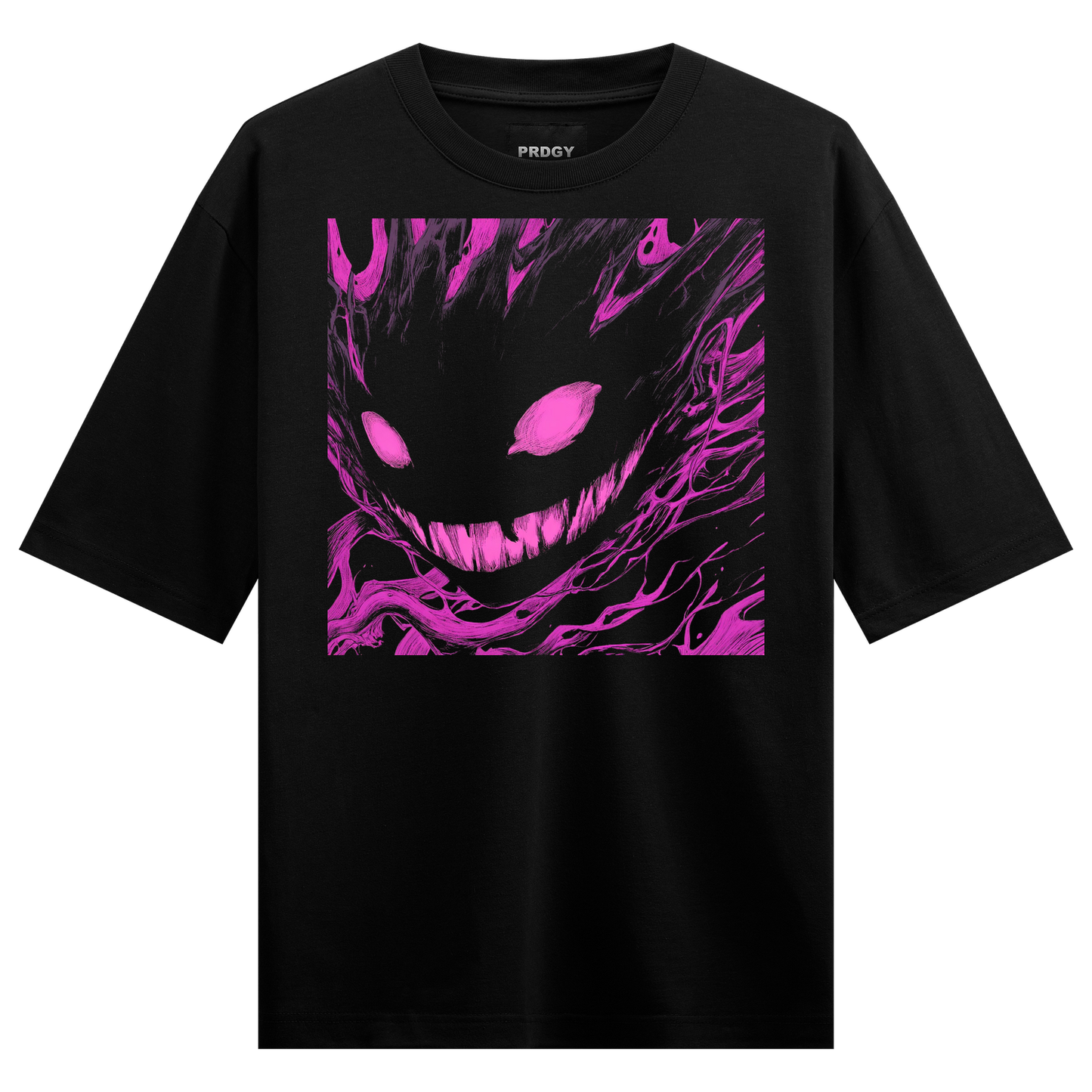 PRDGY Neon Grin Oversized T-shirt