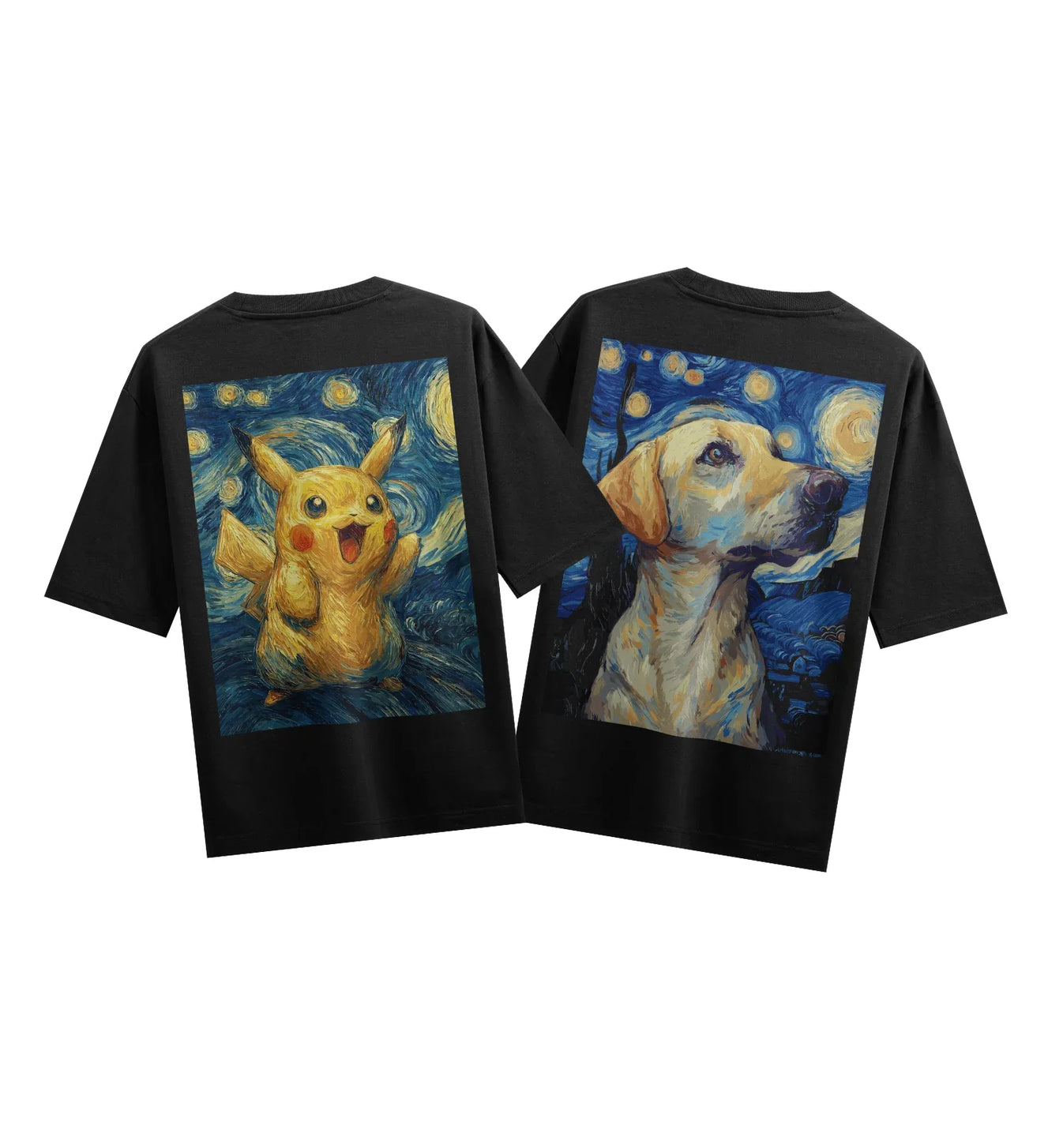 Pikachu artwork on PRDGY oversized t-shirt