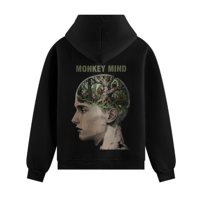 PRDGY Monkey Mind Oversized Hoodie