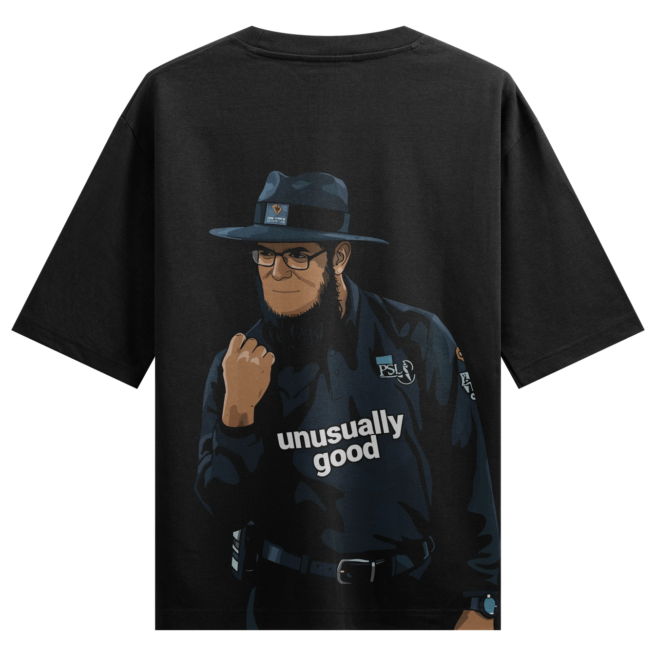 Unusually Good artwork on PRDGY oversized t-shirt
