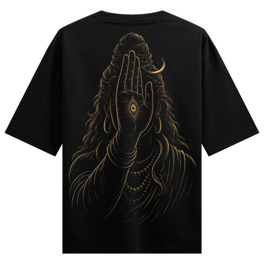 PRDGY shambhu third Eye Oversized T-shirt