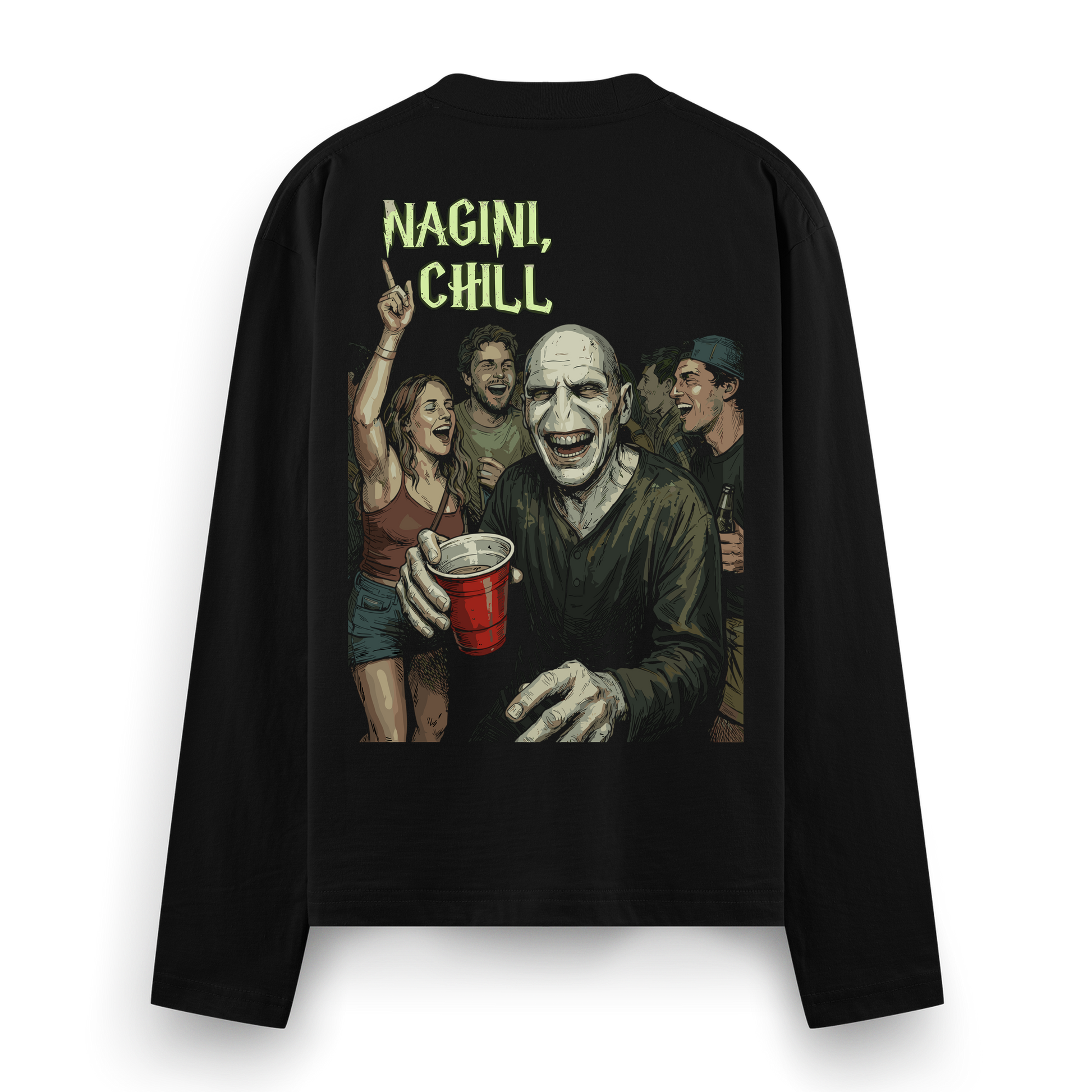 Chill Kar Bro Full Sleeve T-Shirt by PRDGY — bold graphic art with a carefree vibe, streetwear design