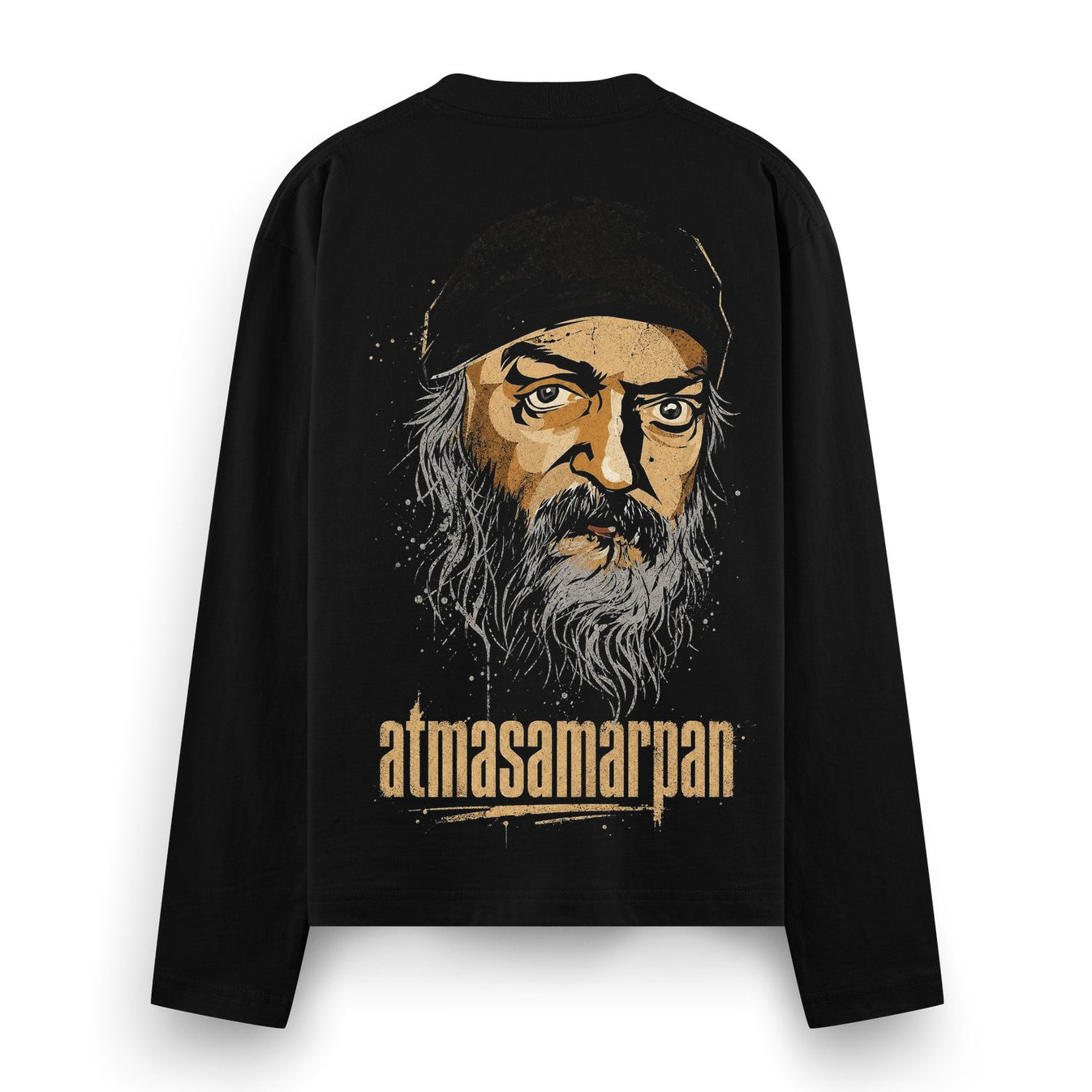 Spiritual Guru Portrait Oversized T-shirt