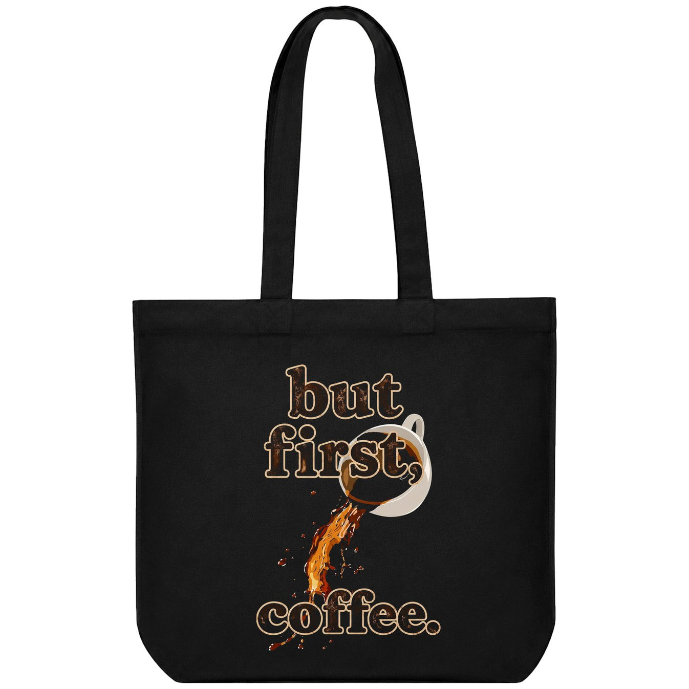 Coffee Pour Tote Bag artwork on PRDGY tote bag