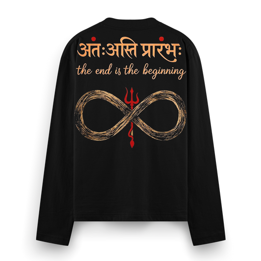 The Endless Beginning Full Sleeve T-Shirt by PRDGY — bold and original graphic design, streetwear design
