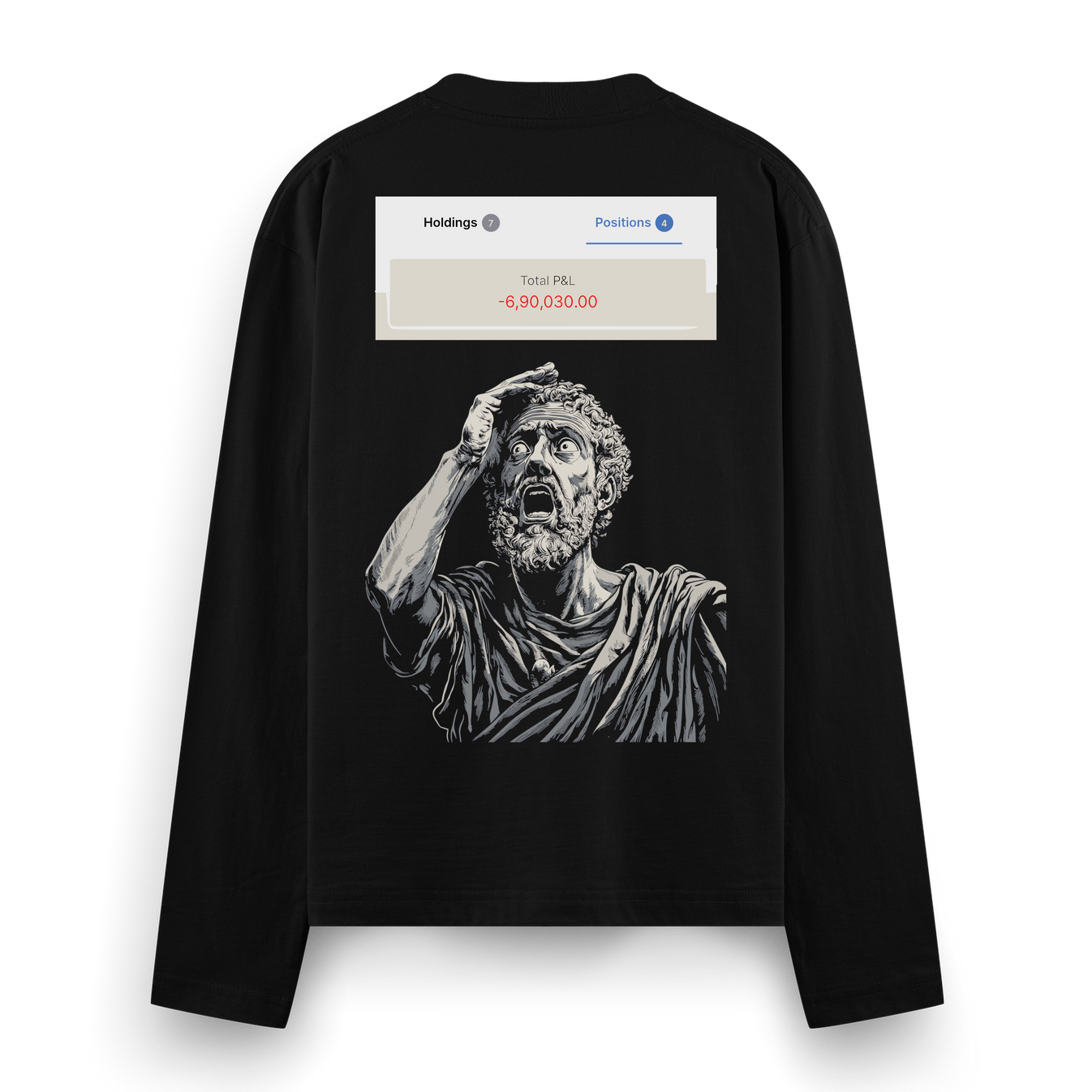 Marcus Losselius Full Sleeve T-Shirt by PRDGY — bold graphic art design, streetwear design