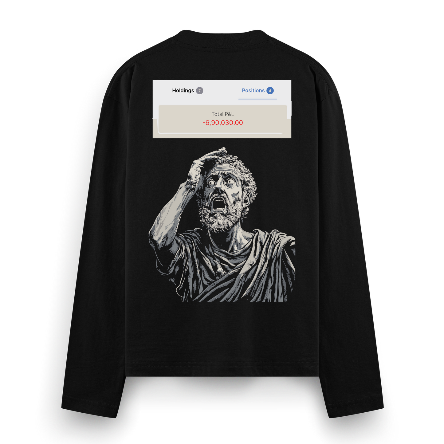 Marcus Losselius Full Sleeve T-Shirt by PRDGY — bold graphic art design, streetwear design