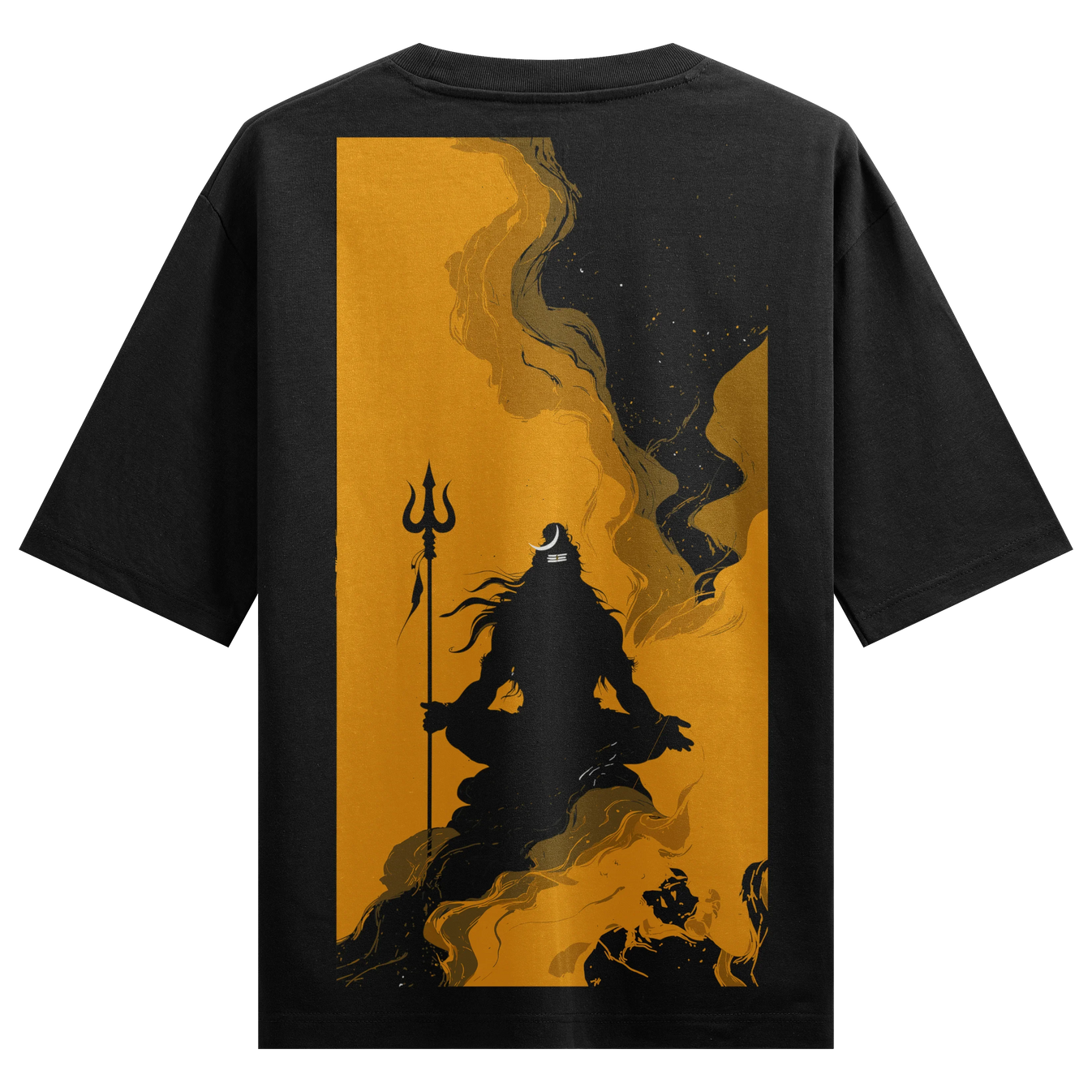 Shiva artwork on PRDGY oversized t-shirt