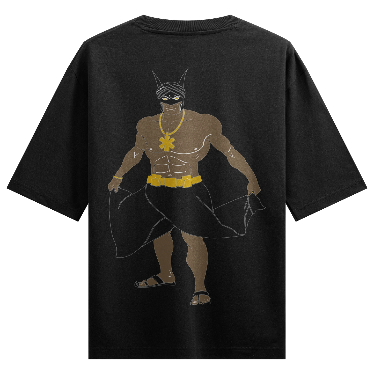 PRDGY Lungi Chamgadar Oversized T-Shirt