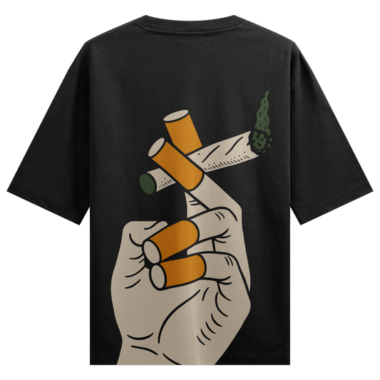 Choli-Daman Back Oversized T-Shirt