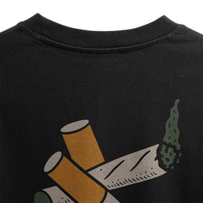 Choli-Daman Back Oversized T-Shirt