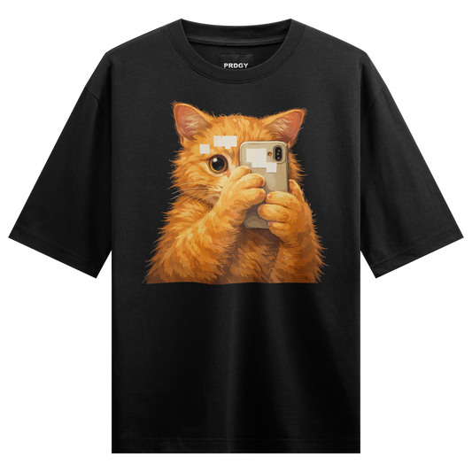 PRDGY Meow Please Oversized T-shirt