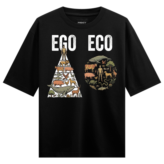 PRDGY Ego vs Eco Oversized T-shirt