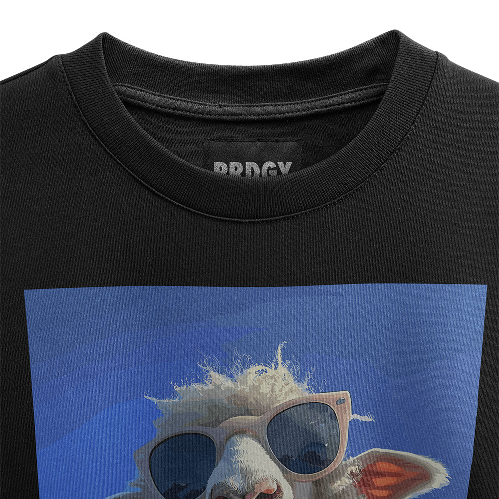 PRDGY BORN TO POST Front Oversized T-Shirt