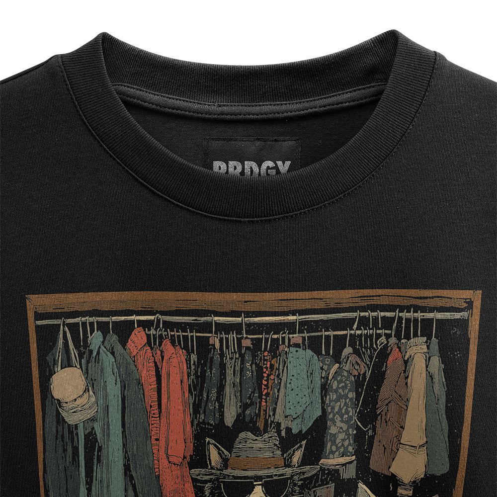 Prdgy Closet Concert Front Oversized T-Shirt