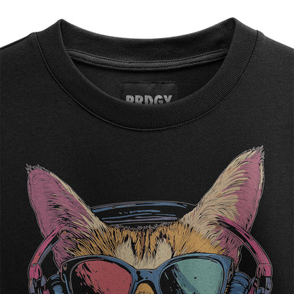 PRDGY Silent Party Front Oversized T-Shirt