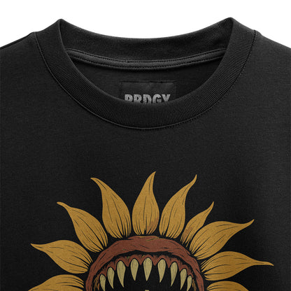 Heatwave Flower Front Oversized T-Shirt