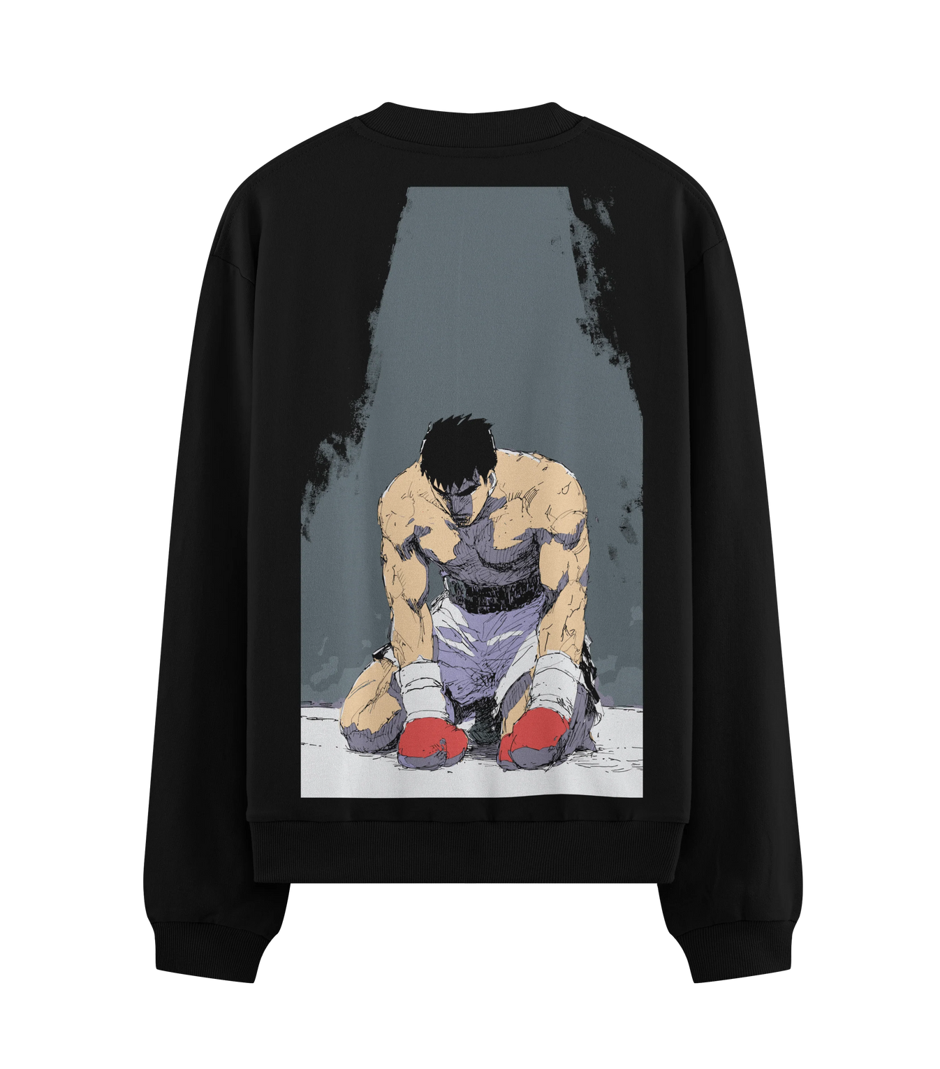 Boxer artwork on PRDGY sweatshirt