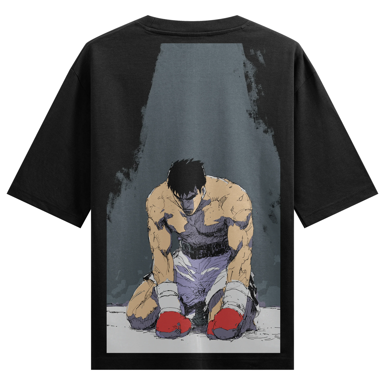 Boxer artwork on PRDGY oversized t-shirt