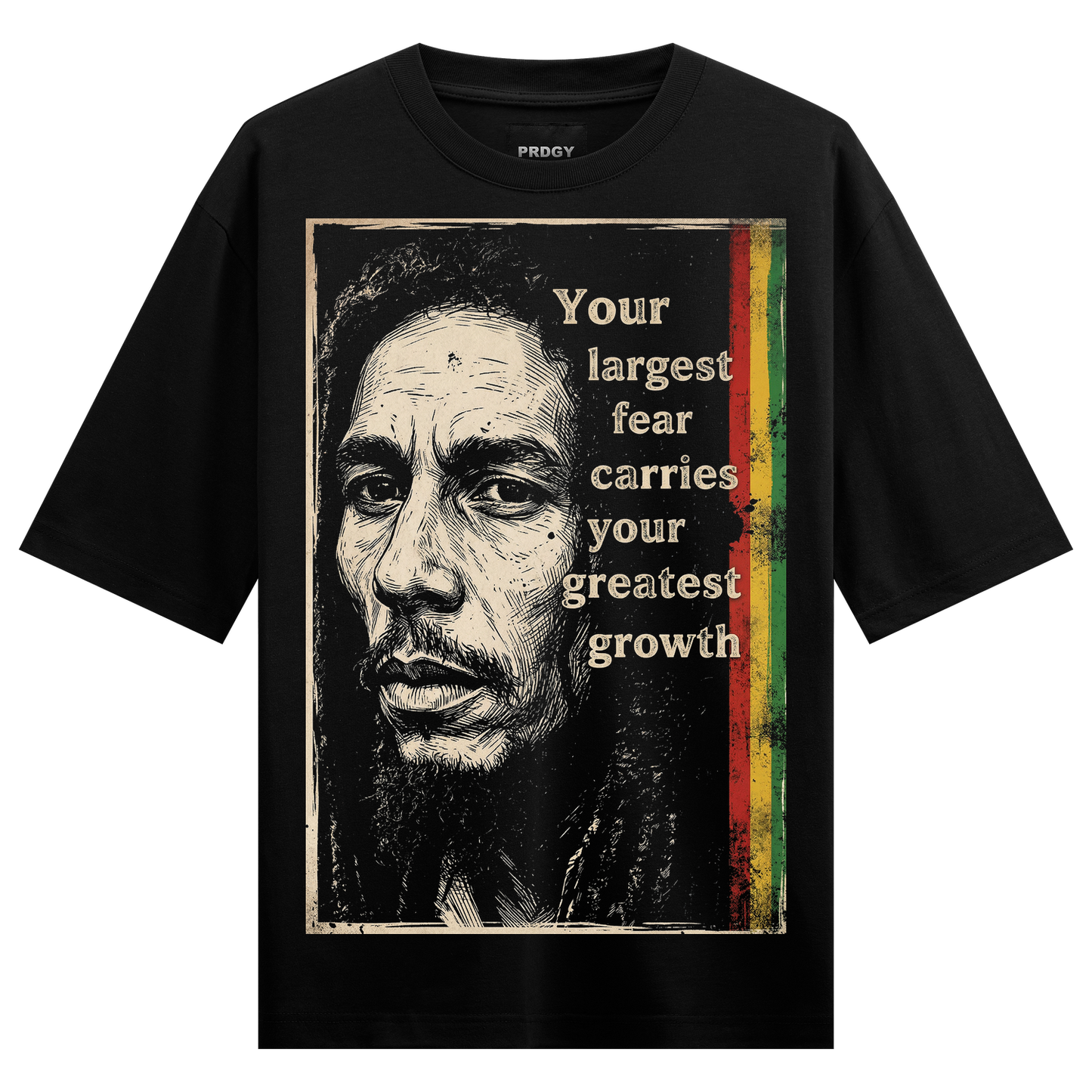 PRDGY Fear Growth Oversized T-shirt