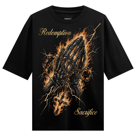 PRDGY Fiery Redemption Oversized T-shirt