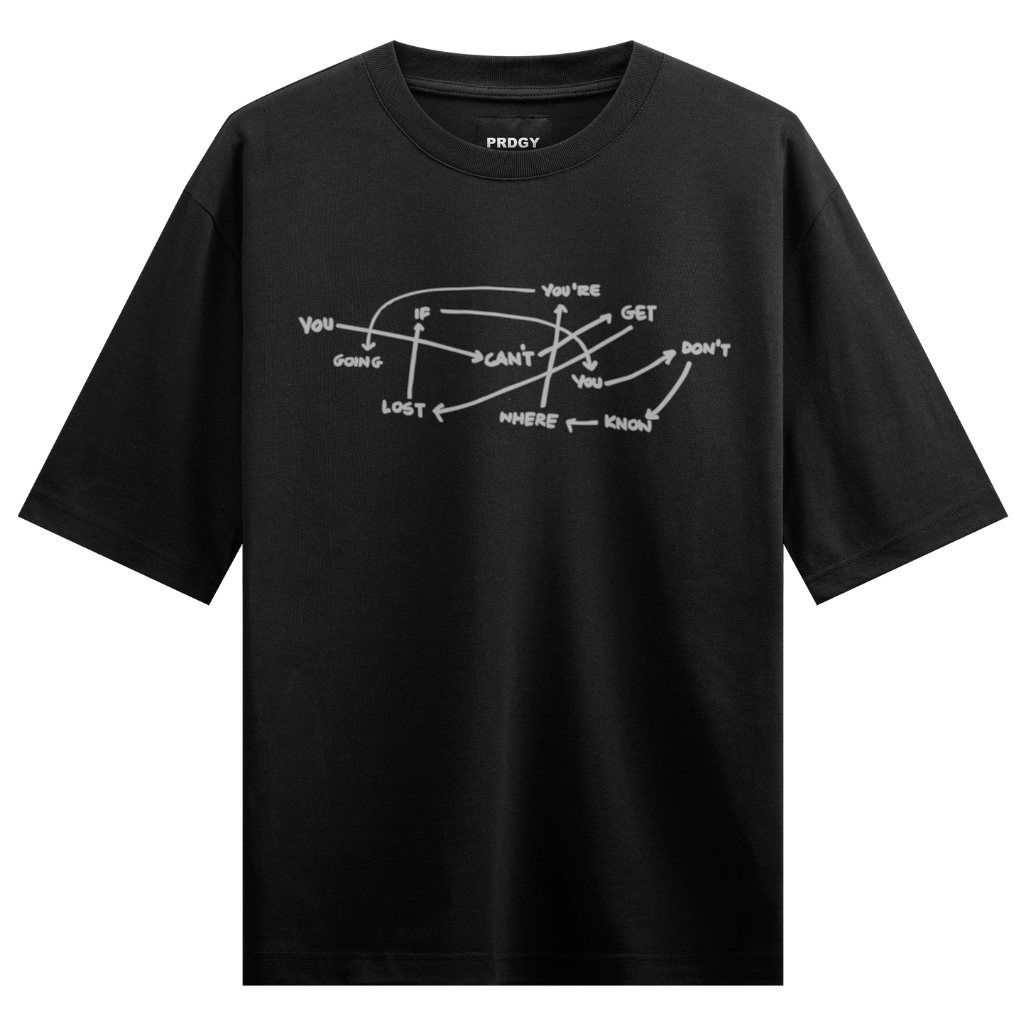 PRDGY No Clear Path Oversized T-Shirt