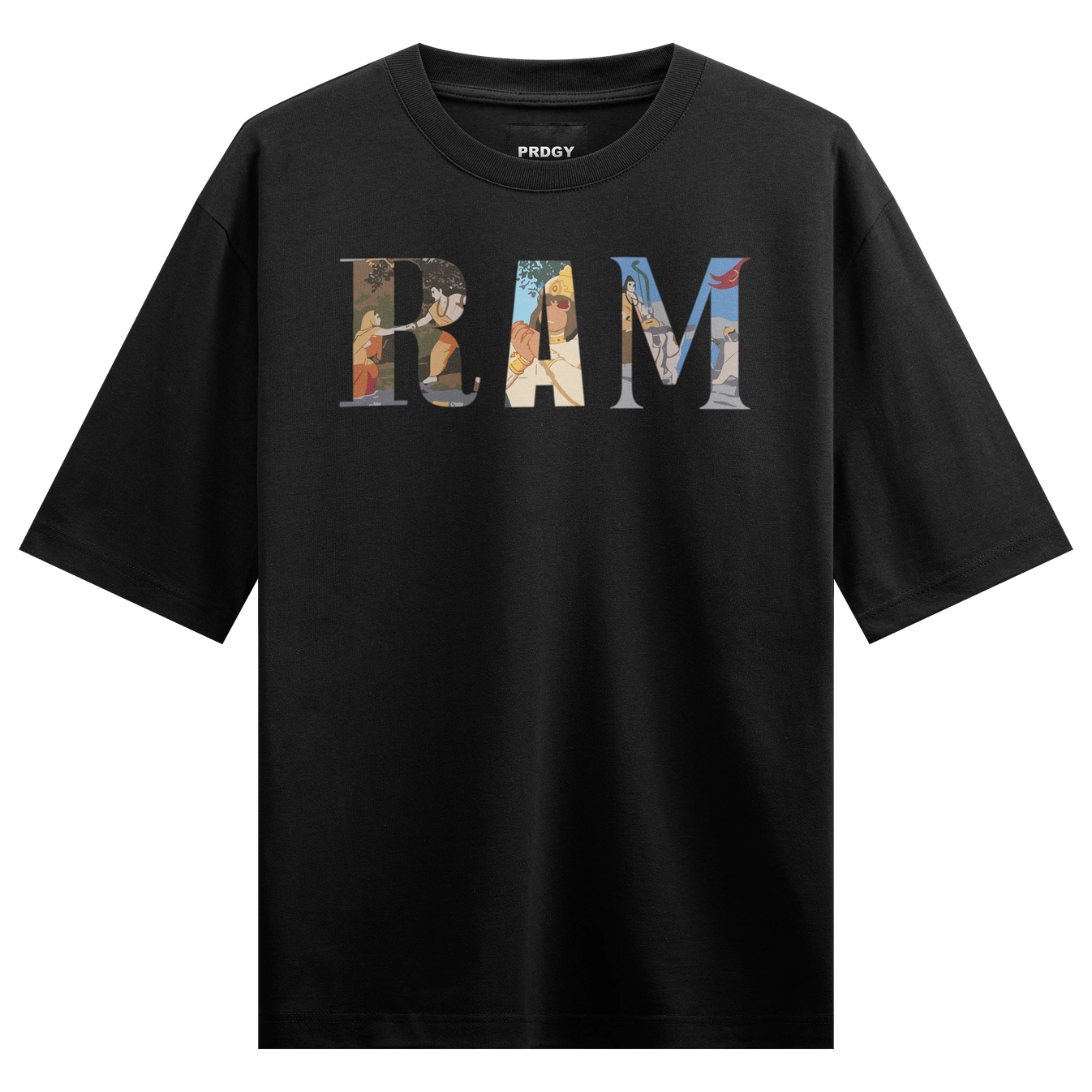 Ram artwork on PRDGY oversized t-shirt