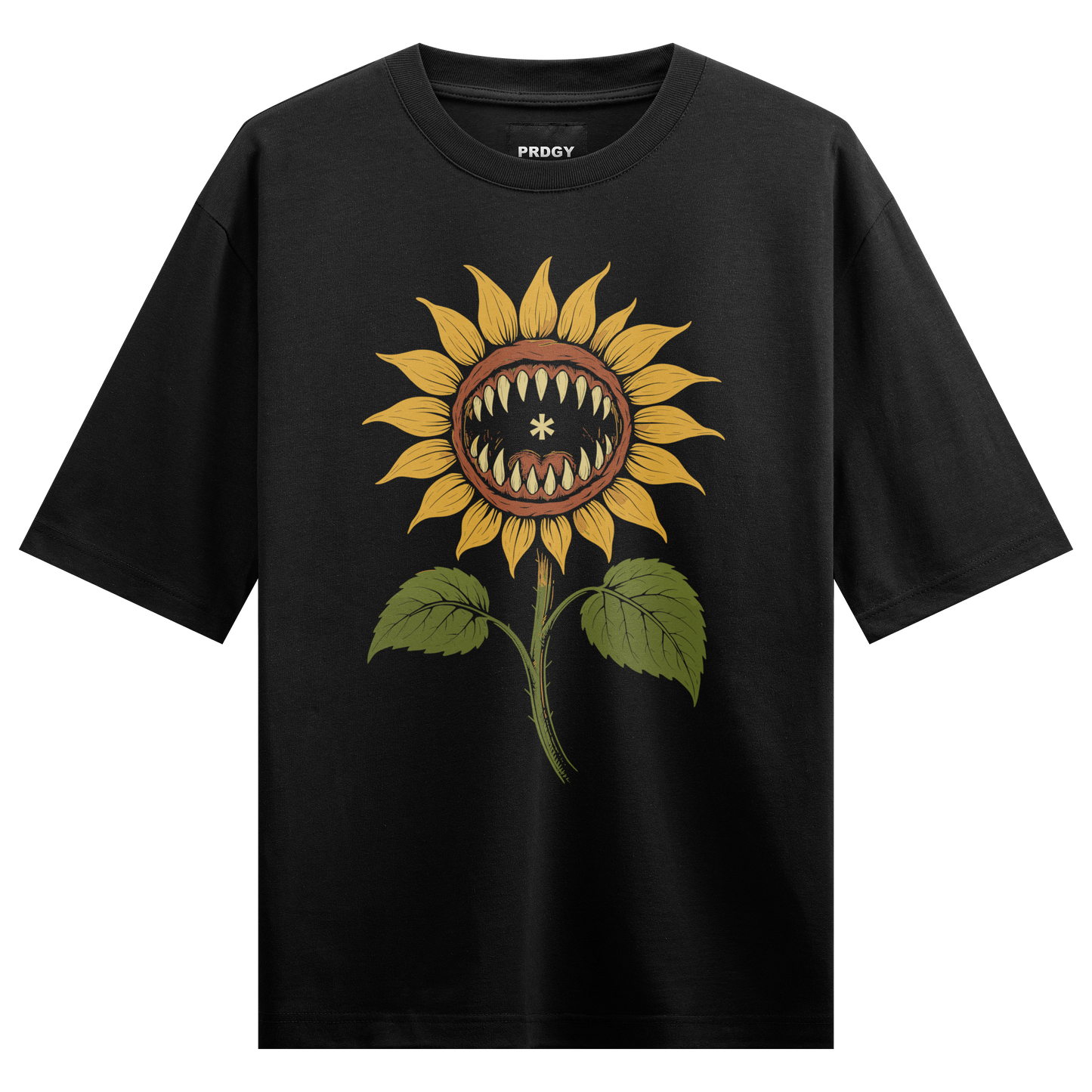 Heatwave Flower Front Oversized T-Shirt