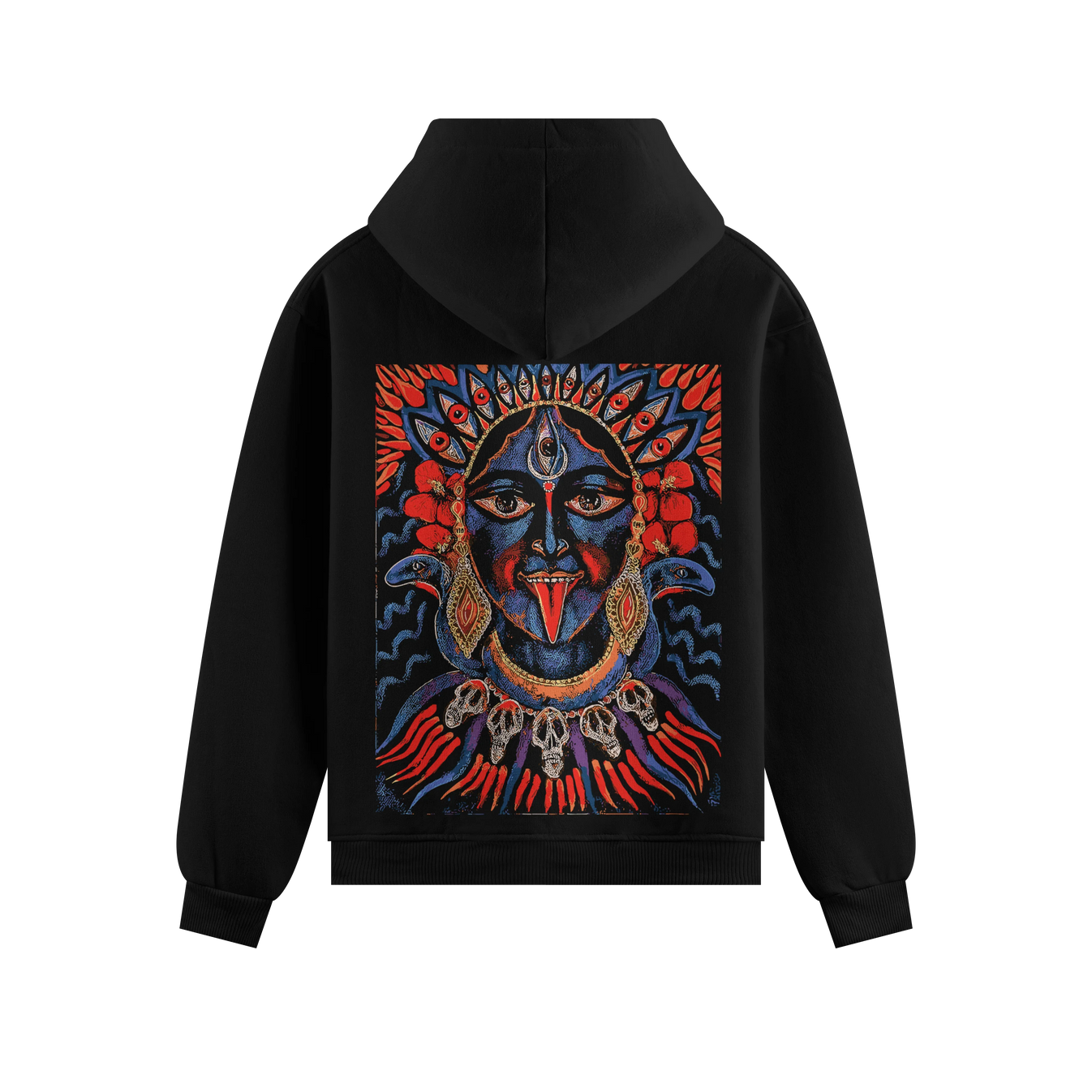 Kali artwork on PRDGY hoodie