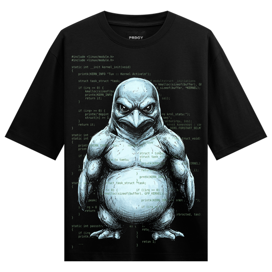 PRDGY Kernel Penguin Oversized T-shirt