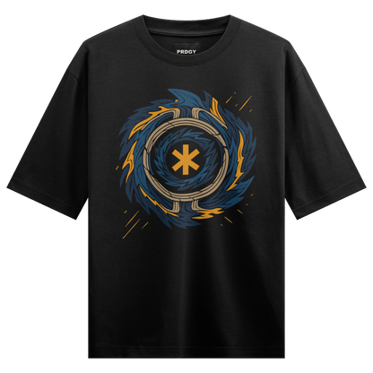 Khele Baybladee Front Oversized T-Shirt