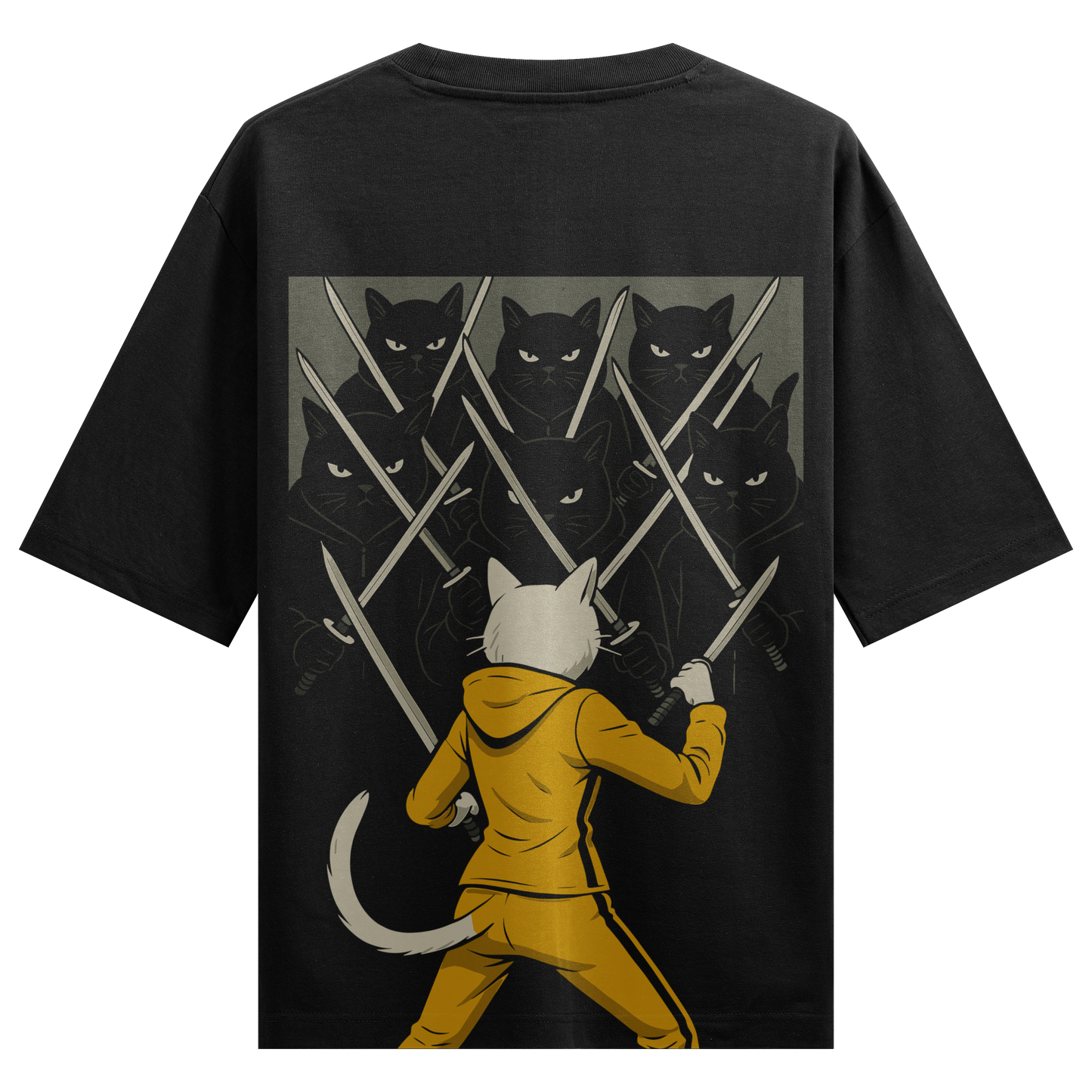 Ladankan Billi Back Oversized T-Shirt