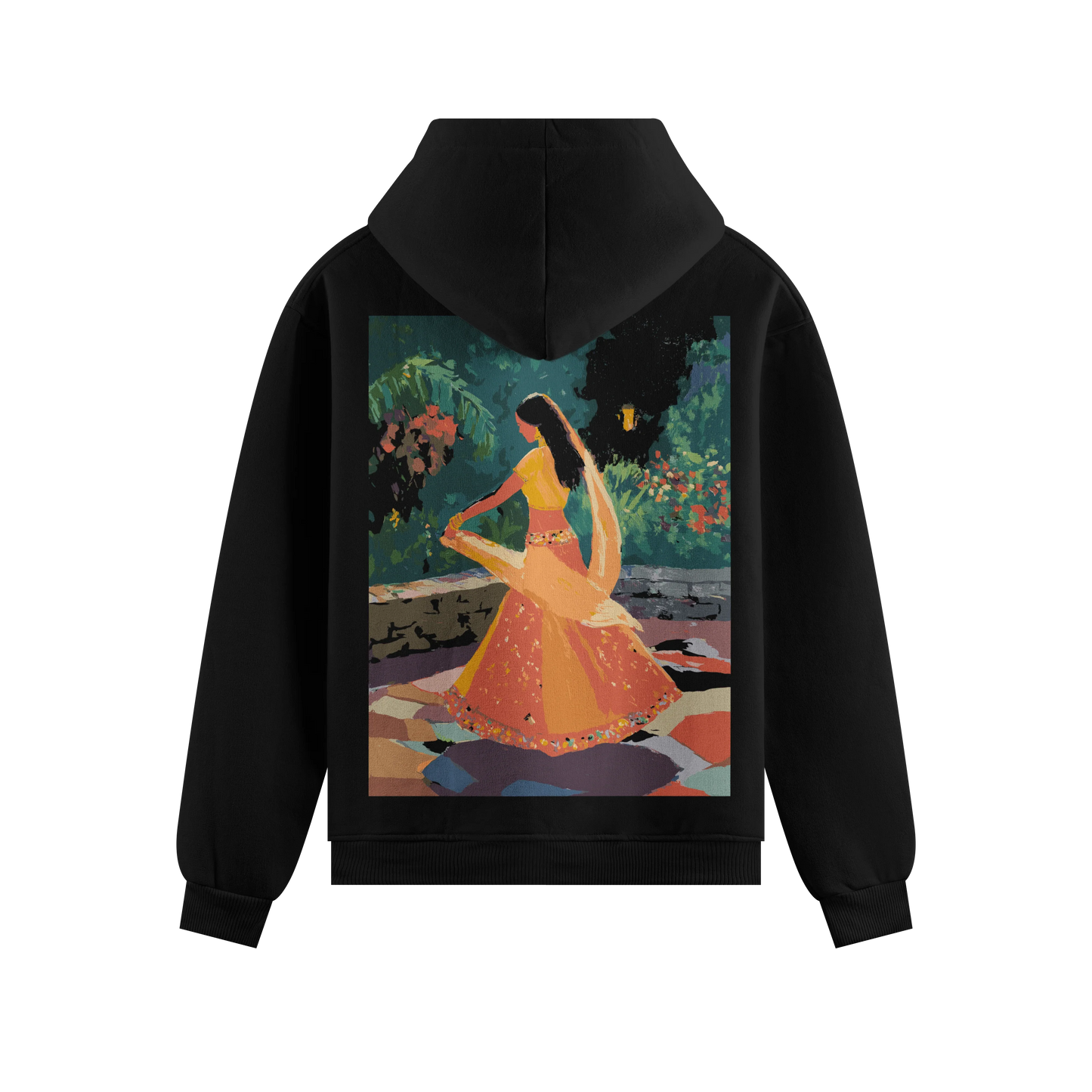 PRDGY Regal Bloom Oversized Hoodie