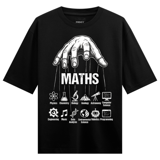 PRDGY Maths Master Oversized T-shirt